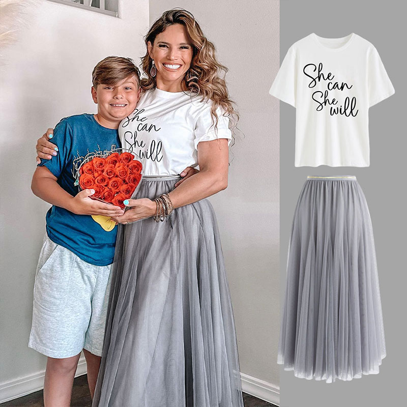 My Secret Garden Tulle Maxi Skirt in Grey for Romantic Brunches