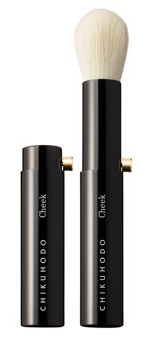 携帯用チークブラシ：H-7｜竹宝堂（ちくほうどう）熊野筆・化粧筆