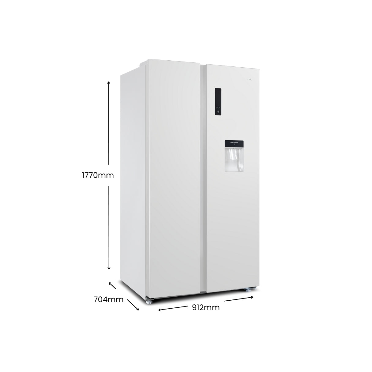 CHiQ 559L Side By Side Fridge White – CHiQ Australia