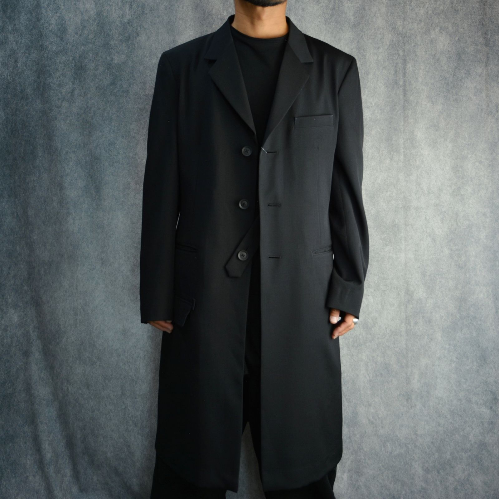yohji yamamoto - U-3BS ノッチロング ジャケット （BLACK） / ロング