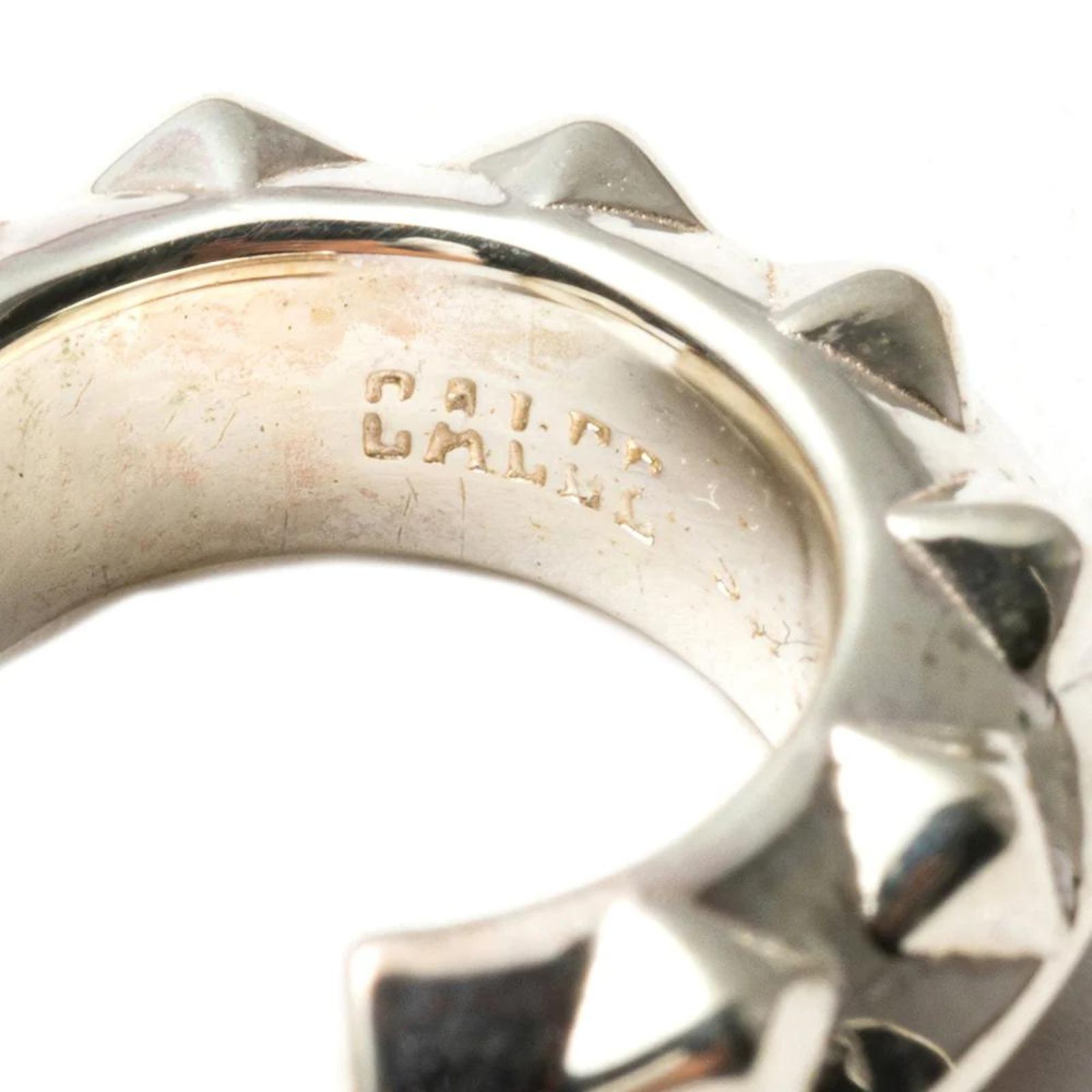 CALEE - STUDS ROLL SILVER PIERCE ＜REGULAR＞ (SILVER) / スタッズ