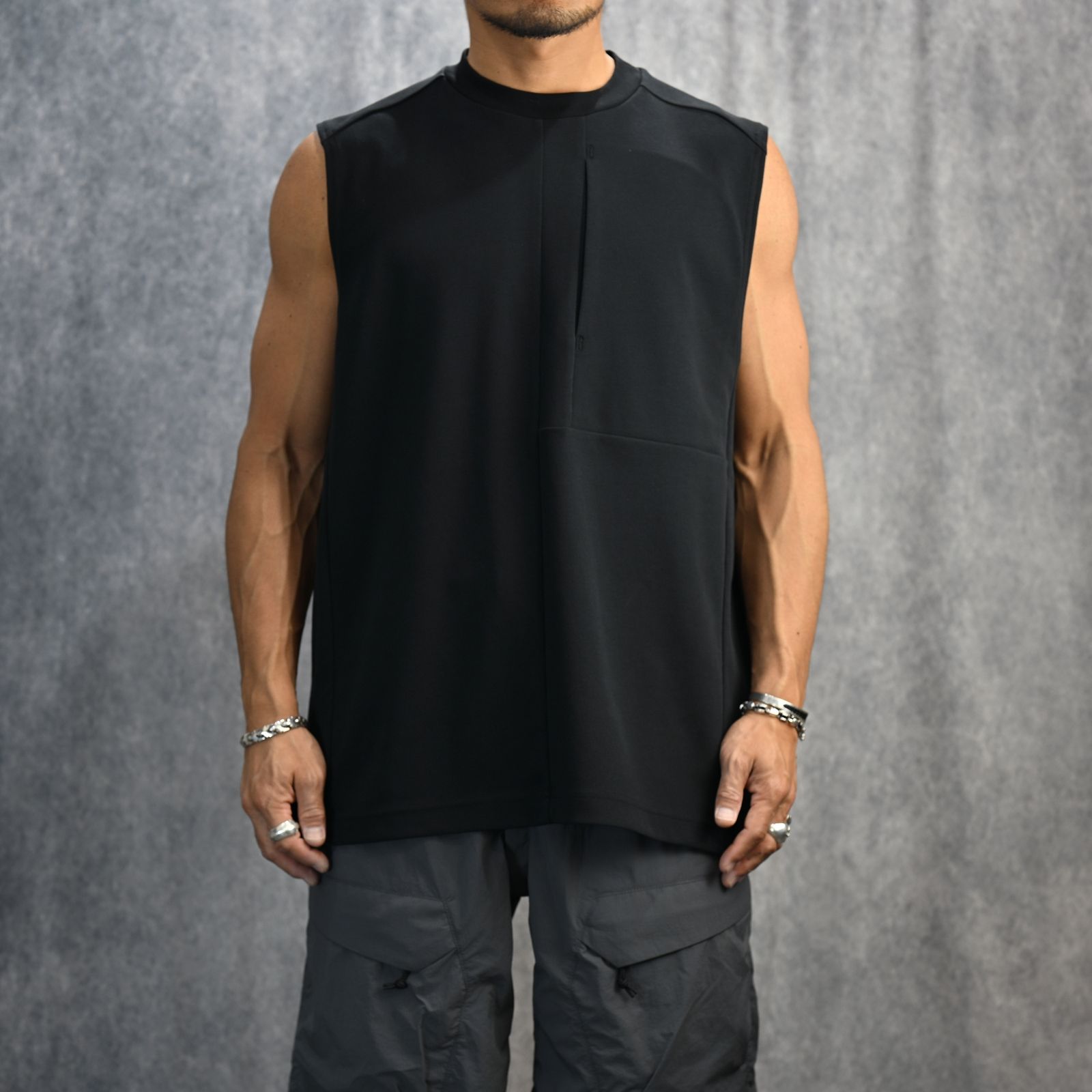 N.HOOLYWOOD - TANK TOP （BLACK） / ノースリーブ （ブラック