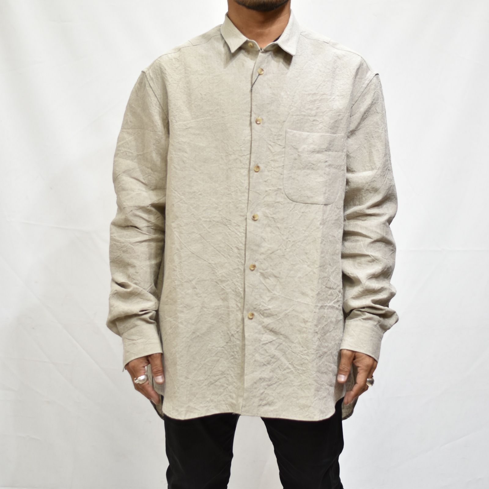 ISAMU KATAYAMA BACKLASH - リネン シャツ | chord online store