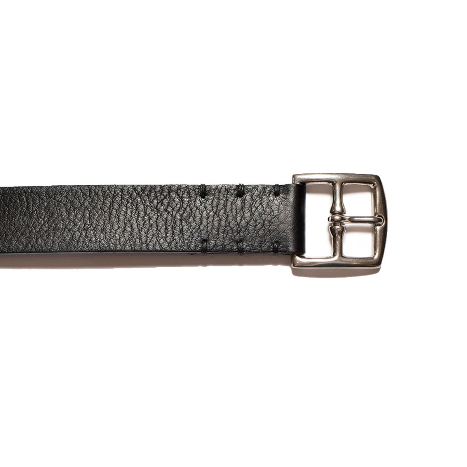 MINEDENIM - Rusty Calf Leather Belt （BLK） / レザーベルト