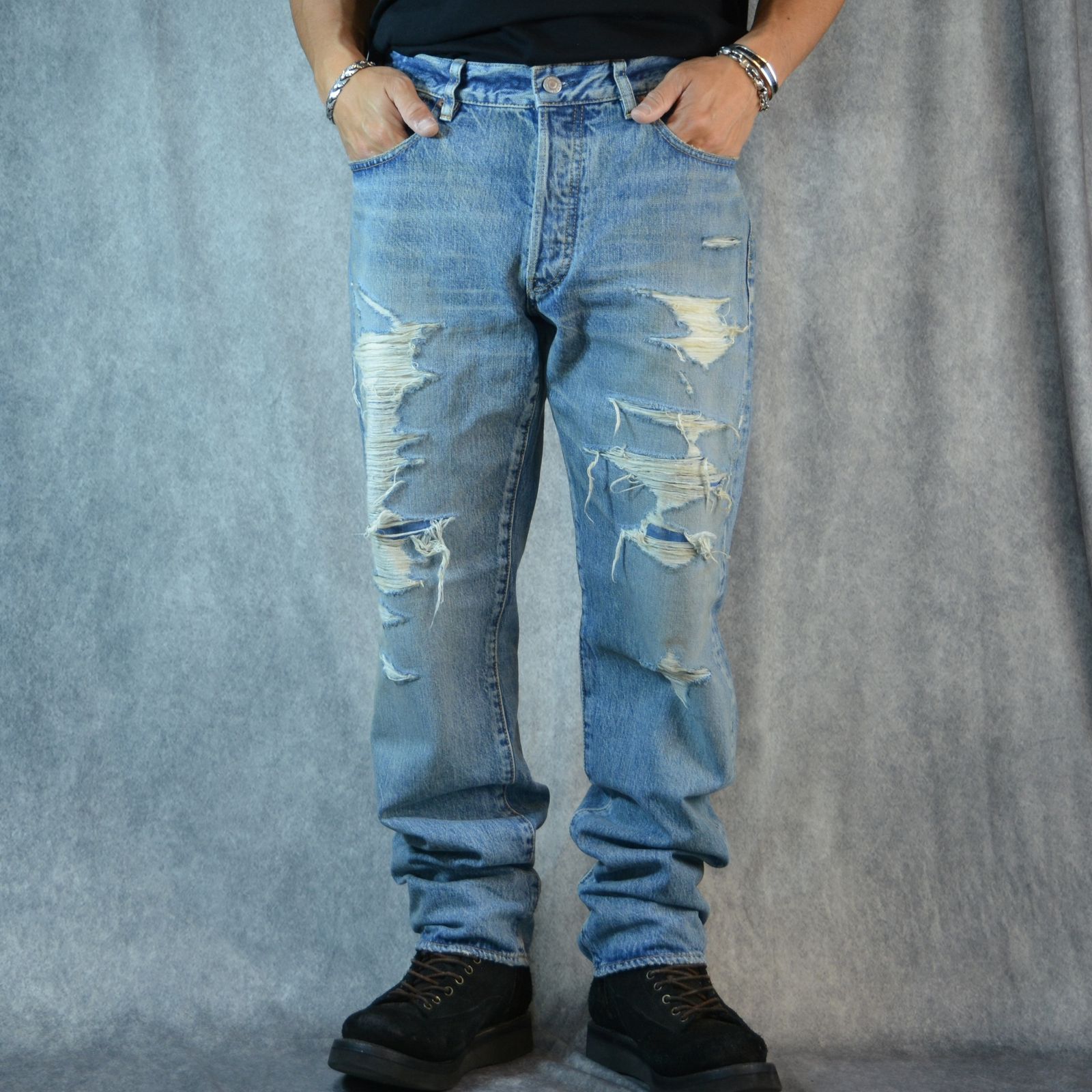 MINEDENIM - L.Straight 5Pocket （USS） / ストレート デニムパンツ