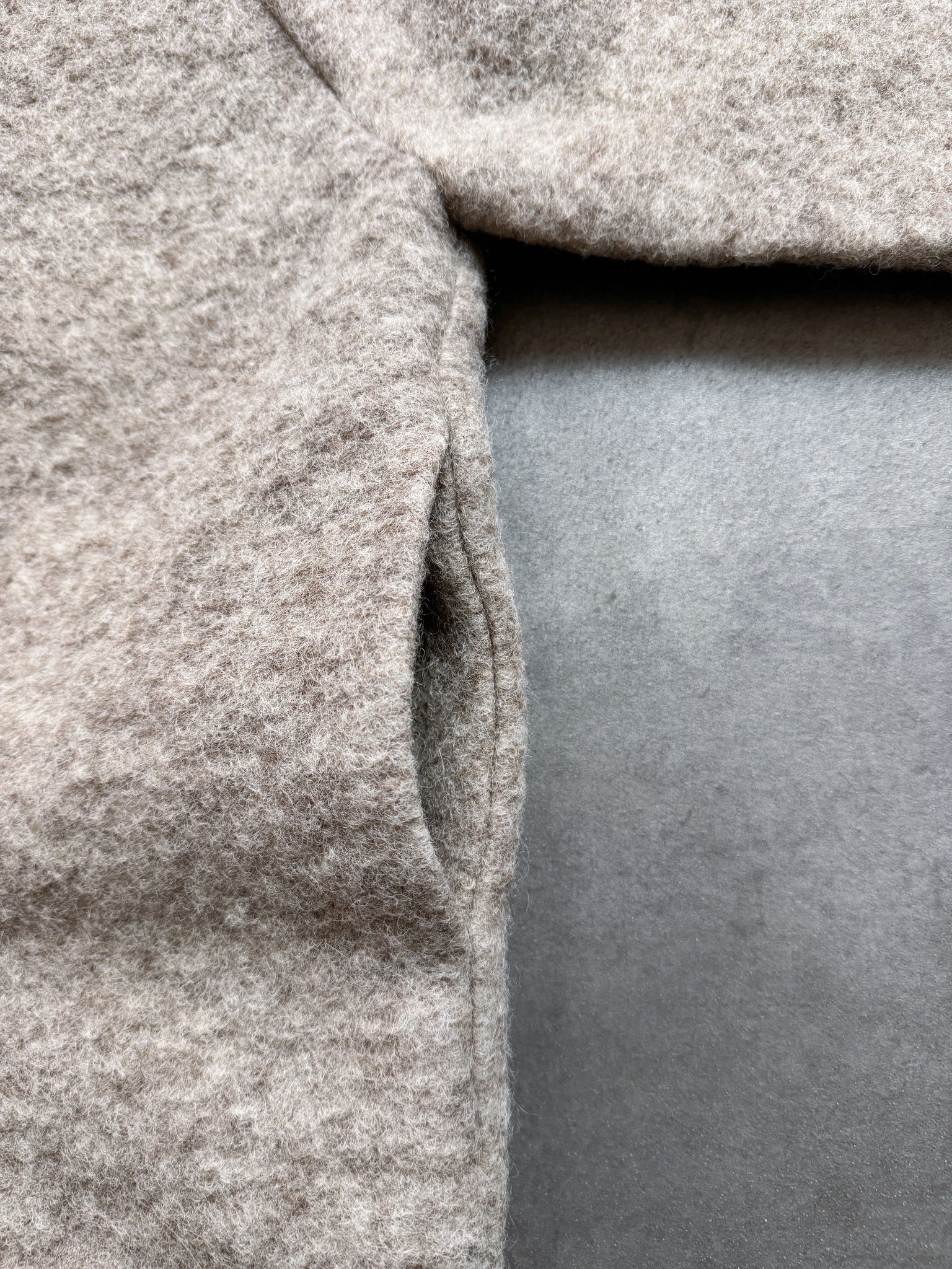 SELECT(セレクト) ブークレーノーカラーロングコート｜Praise / trois