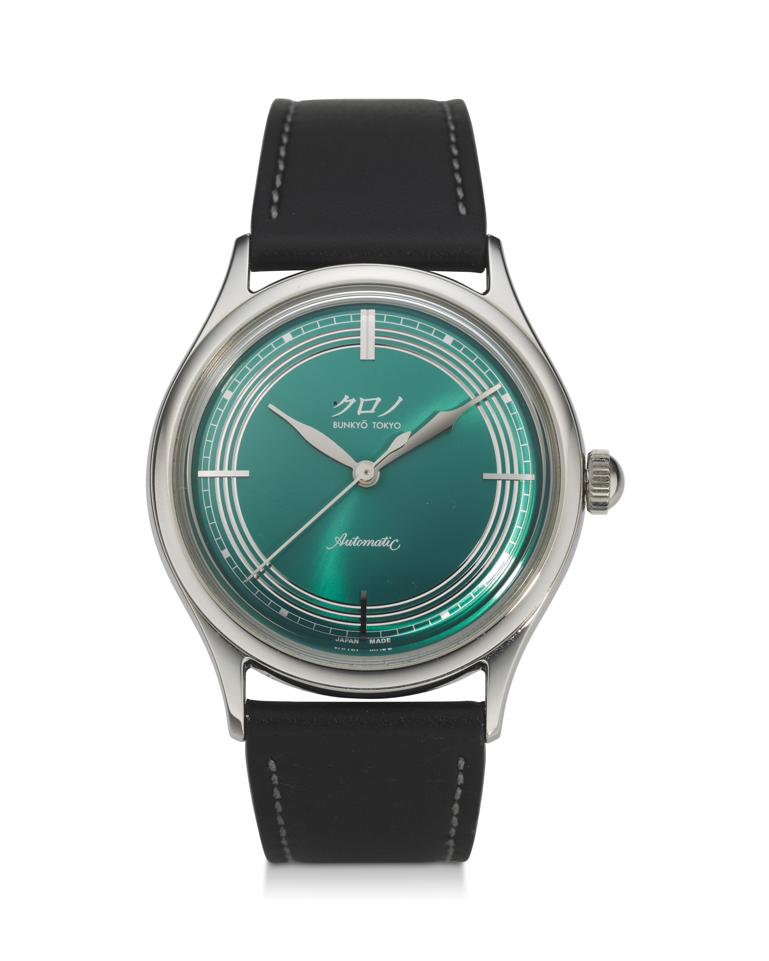 KURONO BUNKYO TOKYO, MORI EDITION, A FINE STEEL WRISTWATCH WITH