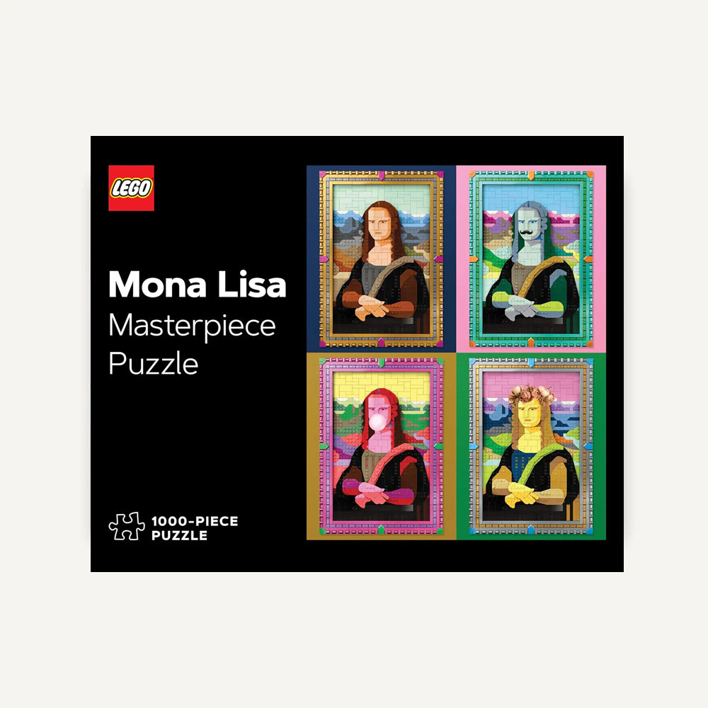 LEGO Masterpiece Puzzle: Mona Lisa 1000-Piece Puzzle – Chronicle Books