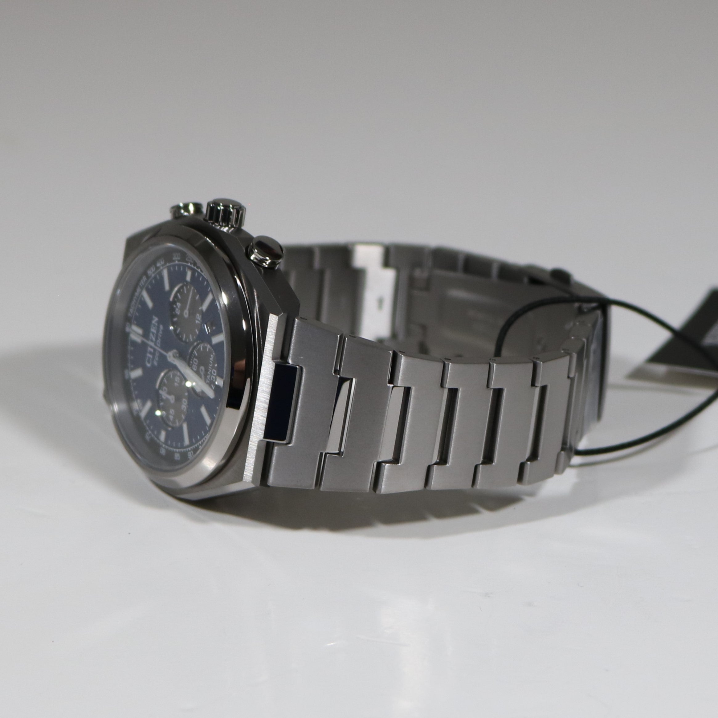 Citizen Zenshin Super Titanium Men's Blue Dial Chronograph Watch