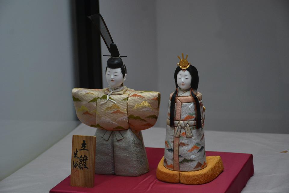貴重な国指定無形文化財の人形師 銀座 原米洲の稚児雛です 木目込人形