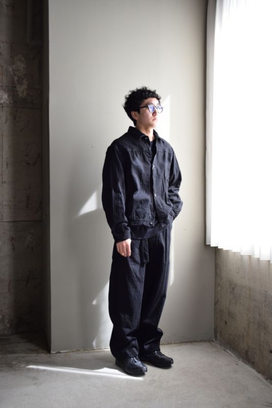 COMOLI (コモリ) デニム ジャケット [BLACK]