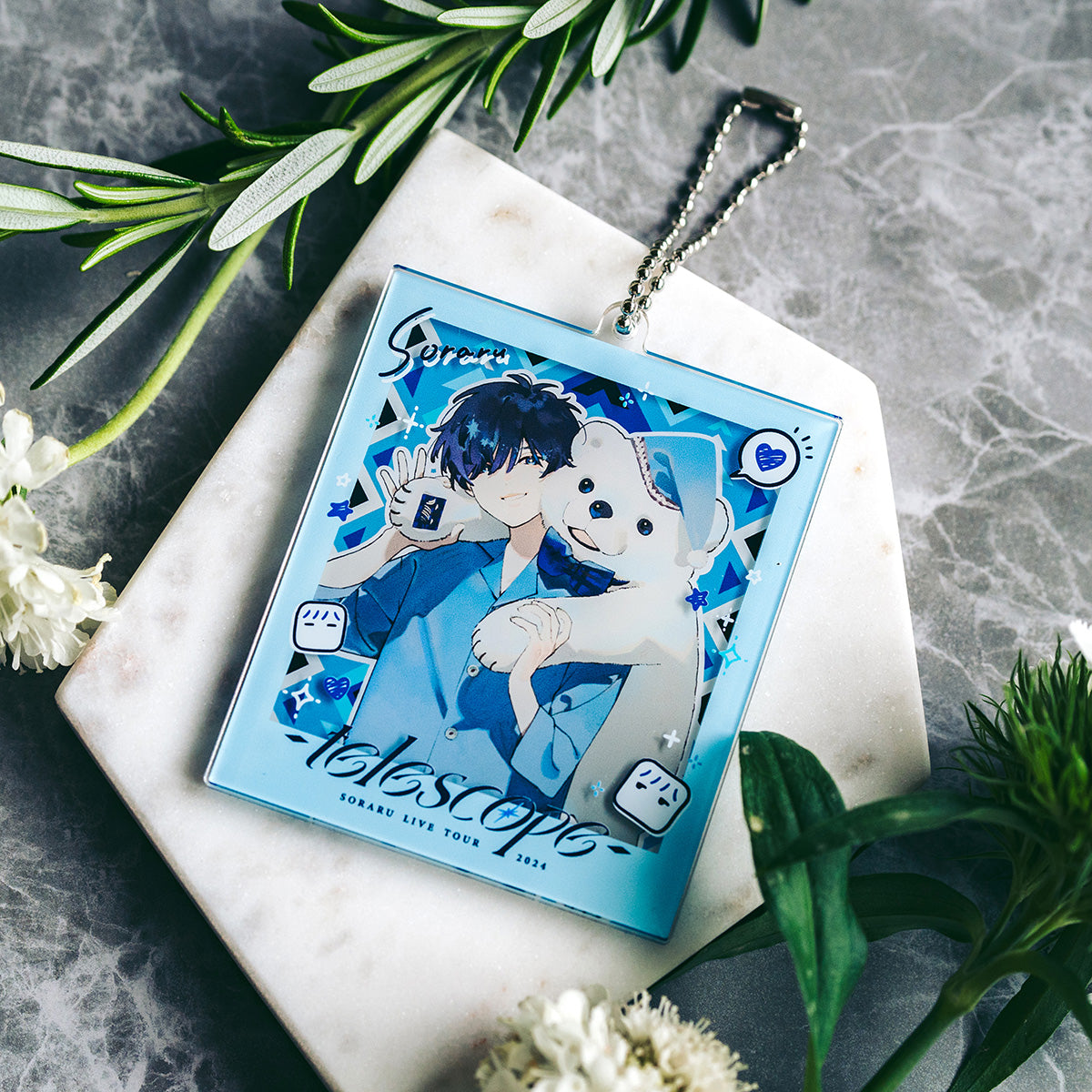 そらる】そらるとしろくま チェキ風アクリルキーホルダー