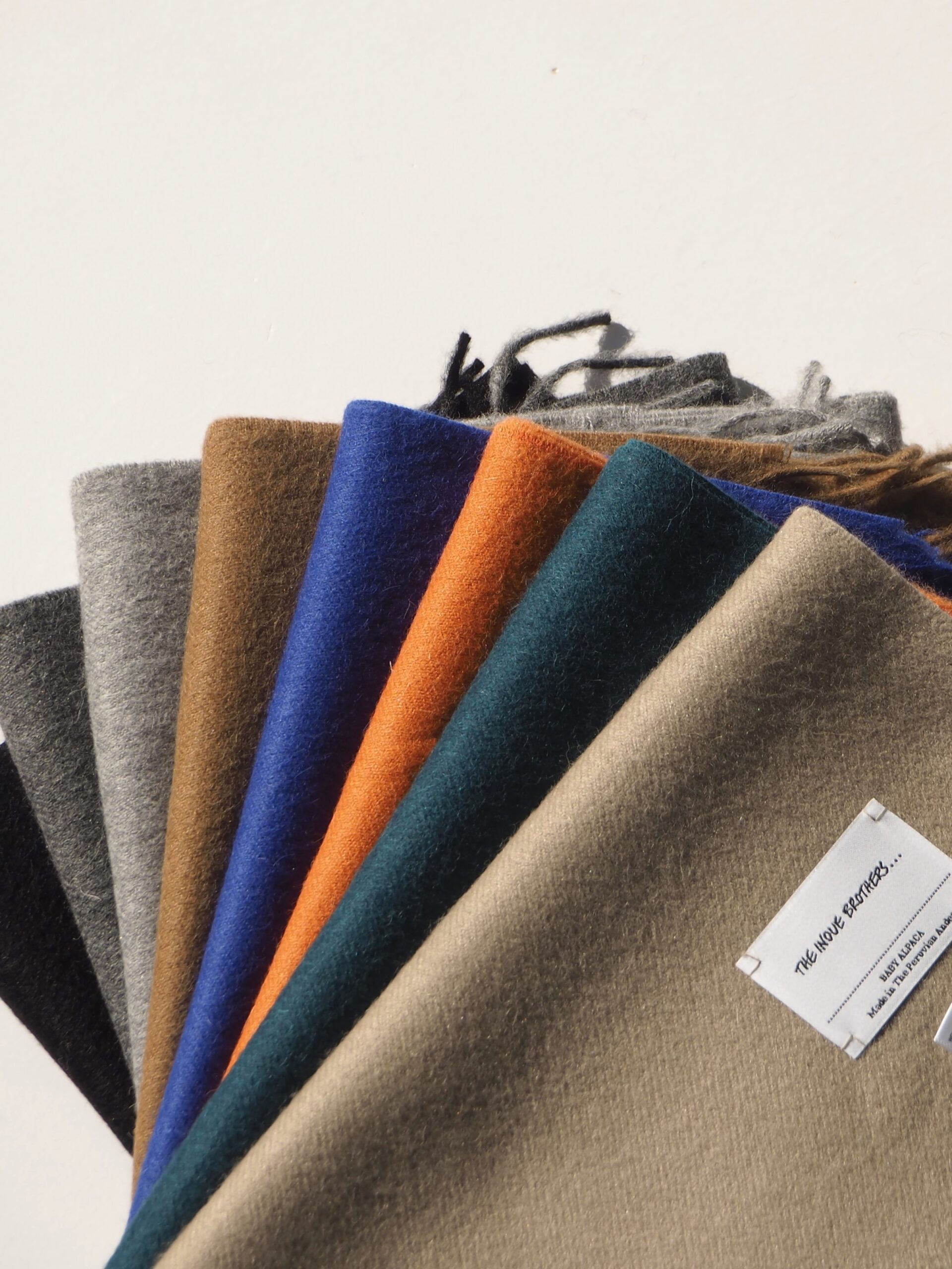 THE INOUE BROTHERSのアルパカマフラーが届きました | CIENTO BLOG