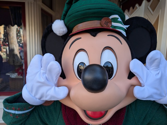 海外ディズニー】新衣装のミッキーマウスとグリーティング