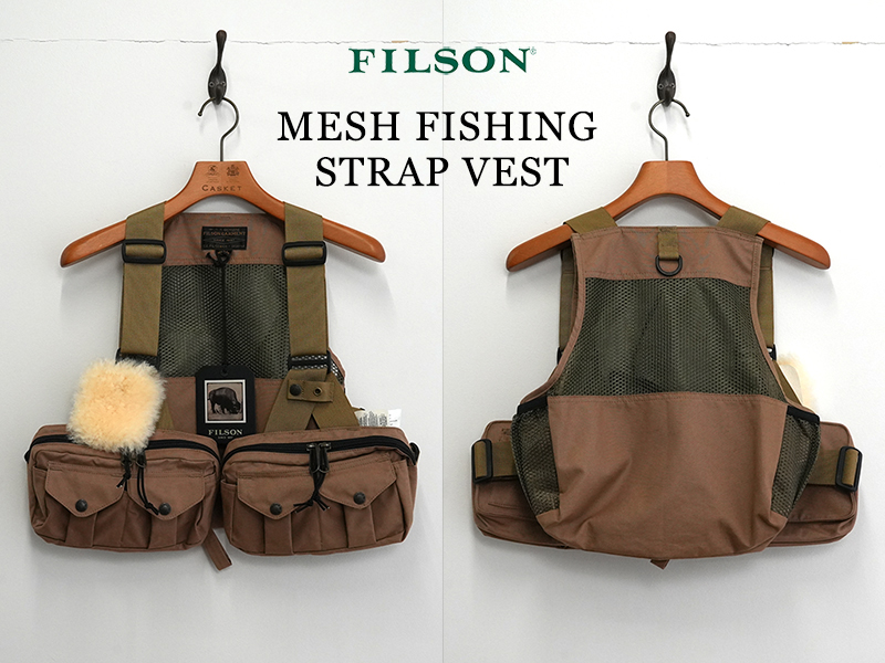 フィッシングベスト特集 No.10「FILSON MESH FISHING STRAP VEST