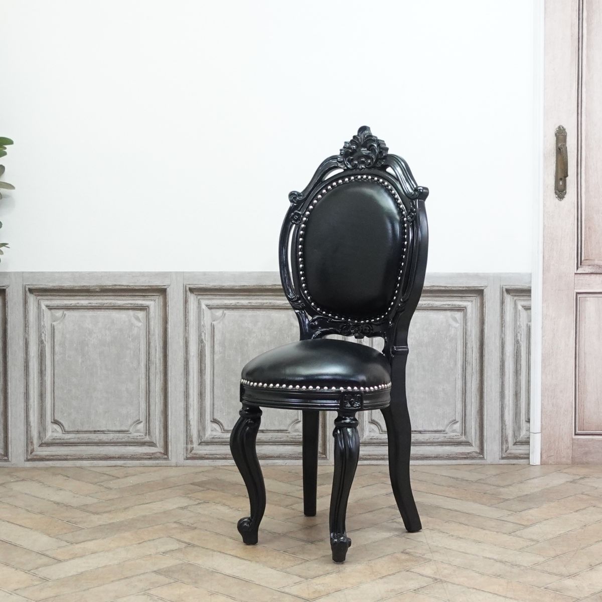 シングルチェア アンティークテイスト 6112-8L17B 新着アンティーク