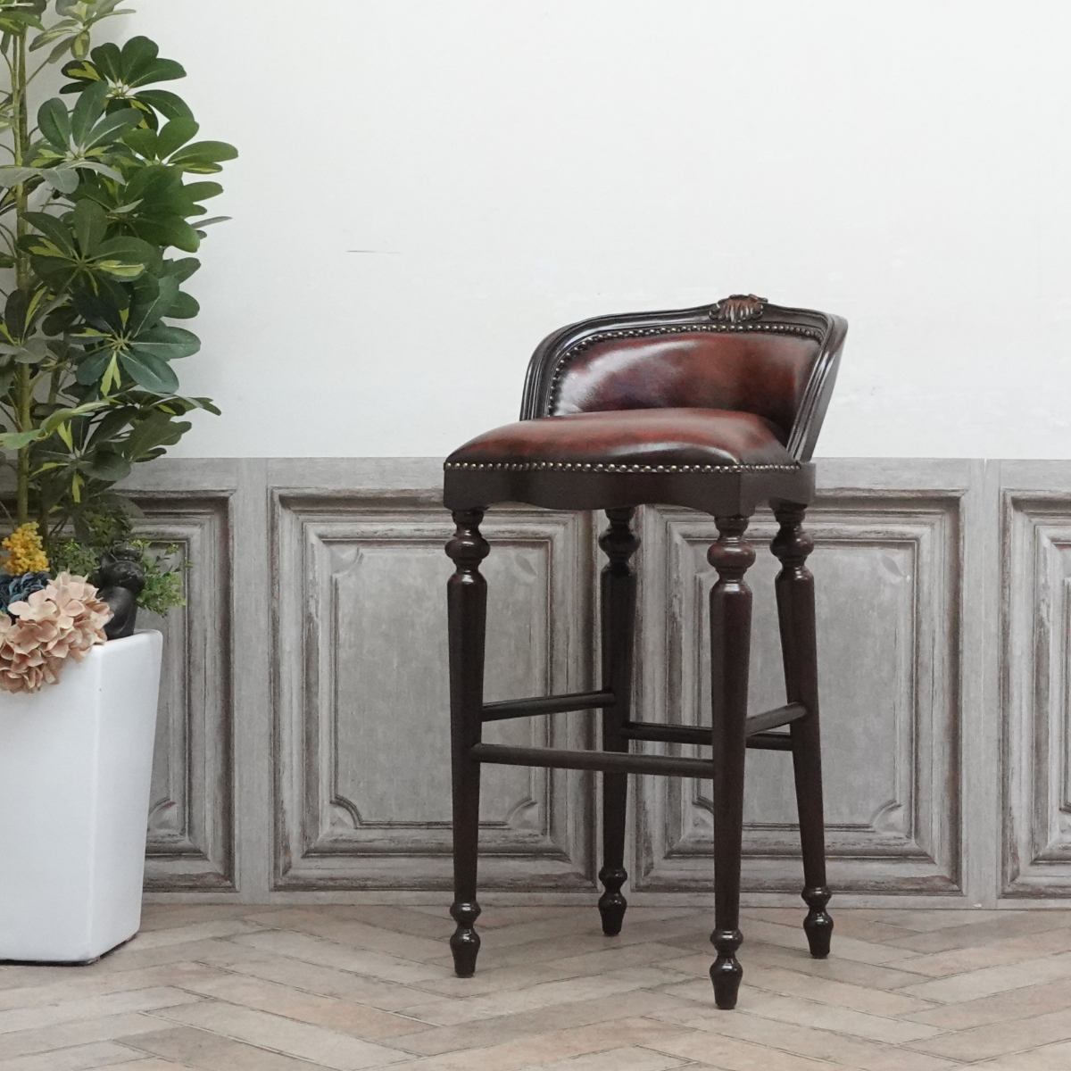 カウンターチェア・アンティークテイスト 9009-5LS7126 新着