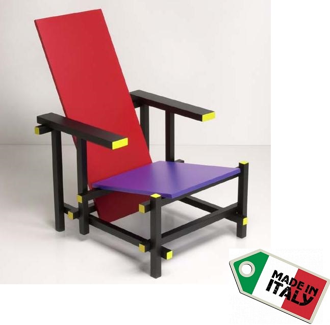 Red&Blue Chair by Gerrit Rietveld 1918-900550