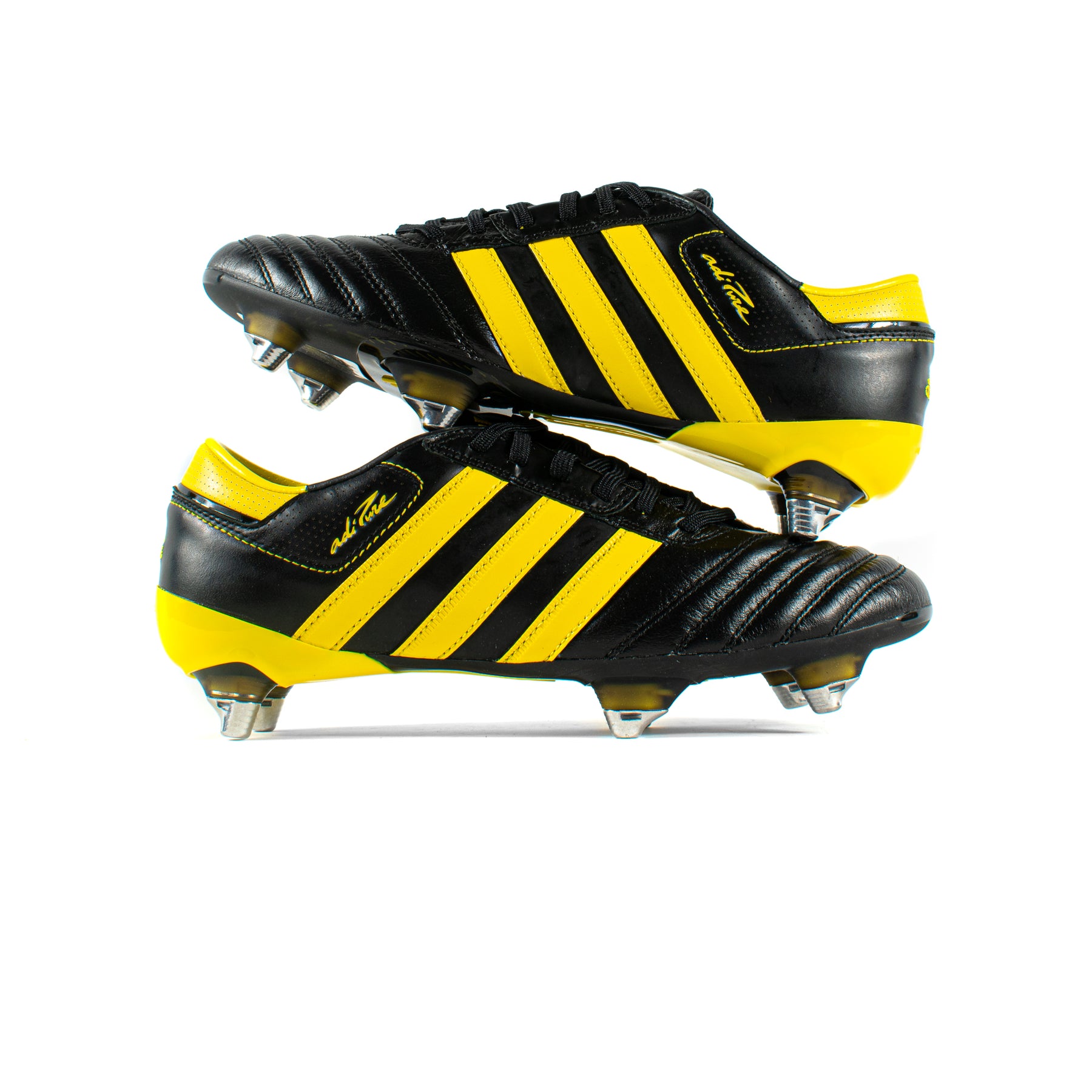 Adidas Adipure III Black Yellow SG – Classic Soccer Cleats