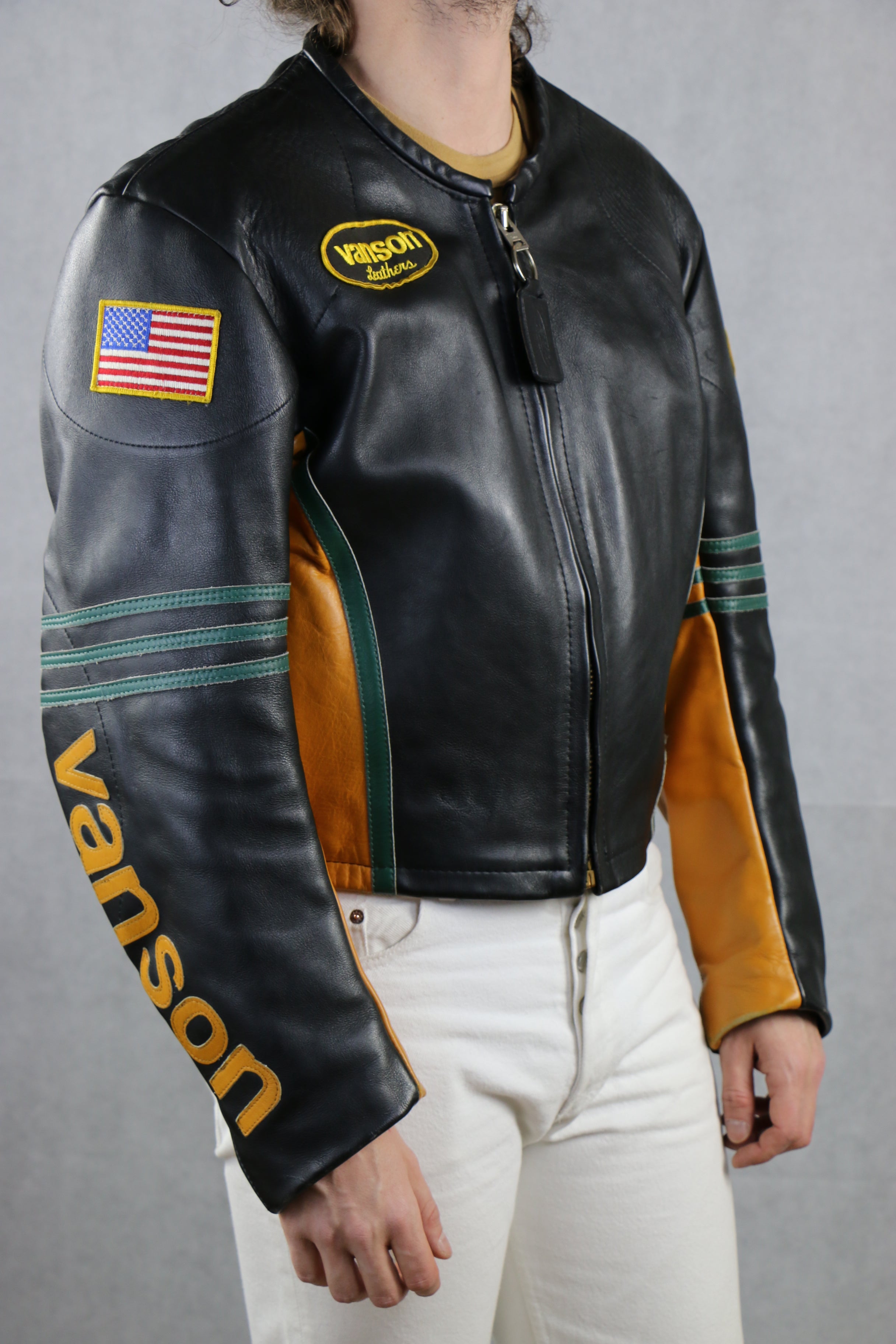 Vanson Leathers Rider Jacket '44' ~ Vintage Store Clochard92.com