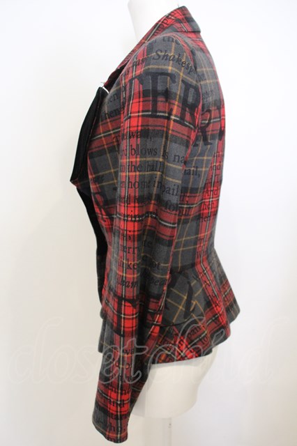 ヴィヴィアンウエストウッド 中古 / /ラブジャケット 2 レッドxグレー