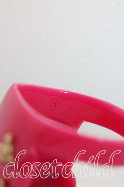 ヴィヴィアンウエストウッド 中古 / RG/レジンアーマーリング S ピンク