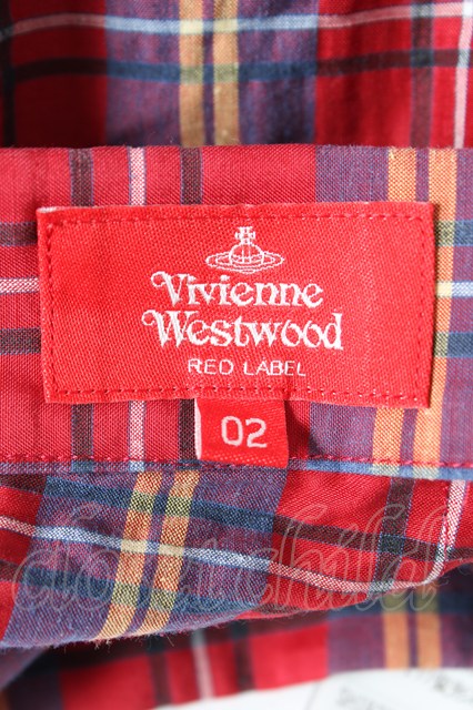 ヴィヴィアンウエストウッド 中古 / タータンチェック変形スカート 02