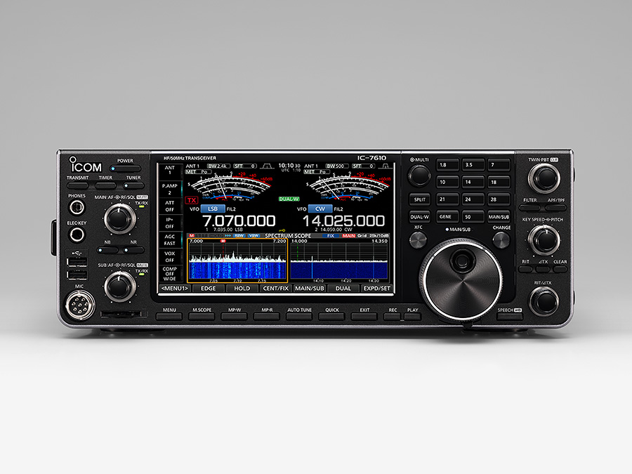 アマチュア無線機 ＞ 固定用無線機 ＞ HF/50MHzトランシーバーIC-7610