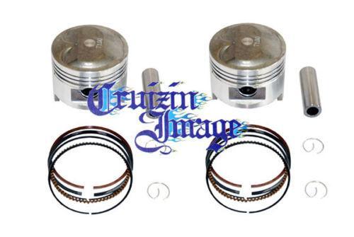 78-79年ホンダ.CB400T/CB400N.ホーク.0.5mmオーバーサイズピストン.2個