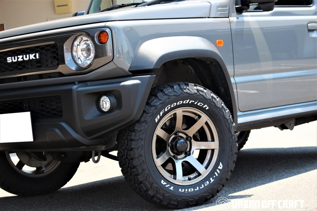 JB74ジムニーシエラをタナベUP210でリフトアップ & オリジンラボ MUD