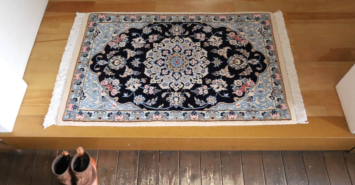 ペルシャ絨毯 ギャッベ 玄関サイズ 手織り イラン(24) ☆ペルシャ絨毯