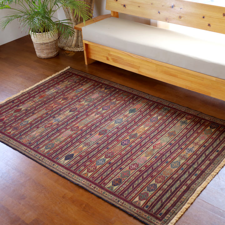 キリム 180×120cm（小さめリビングサイズ）｜手織ラグの店クラフトワーク