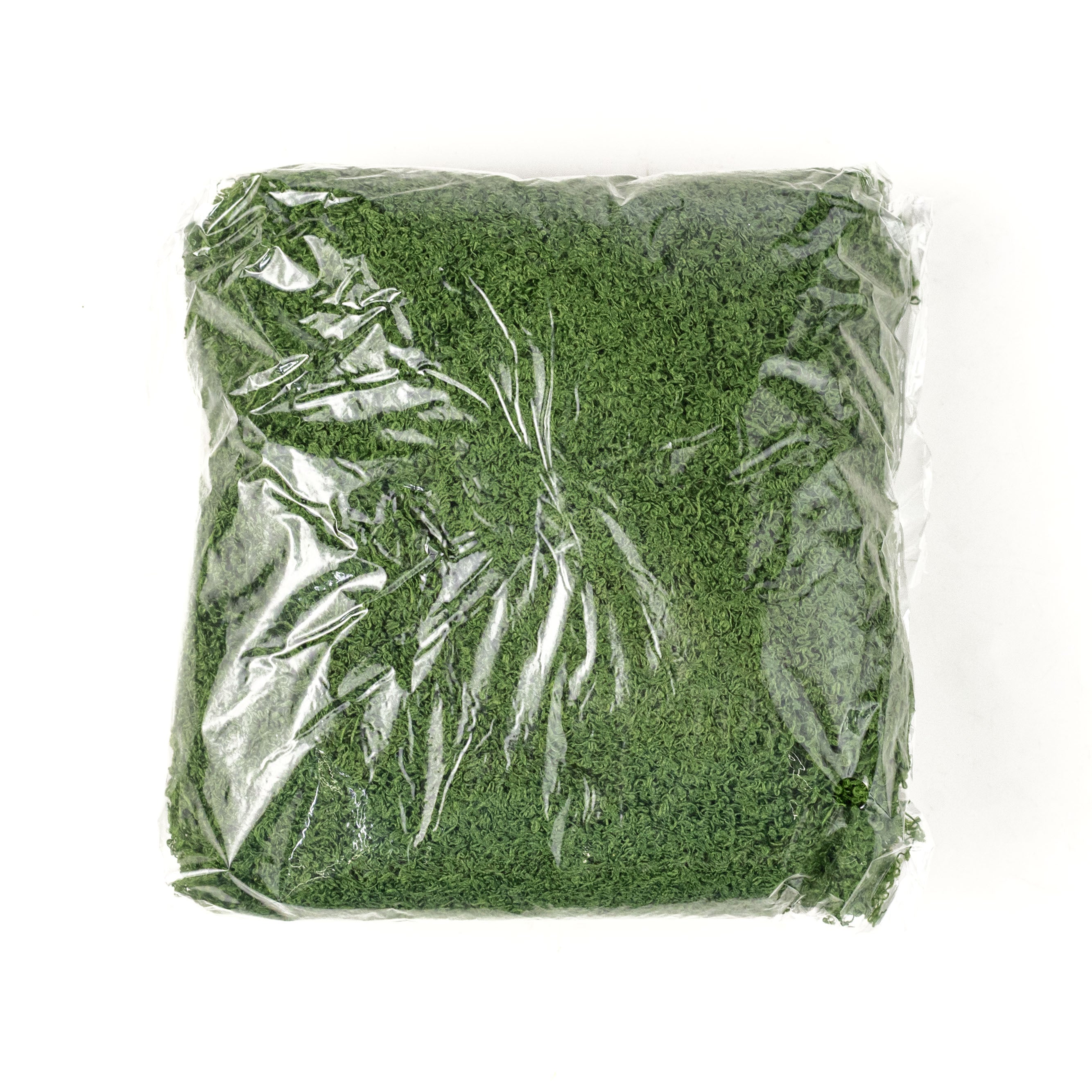 Artificial Fabric Moss: Dark Green (100 Gram Bag)