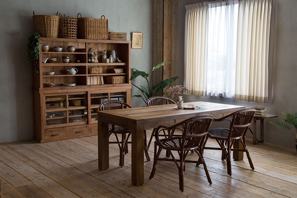 デコダイニングテーブル&ベンチ｜テーブル｜CRUSH CRASH PROJECT