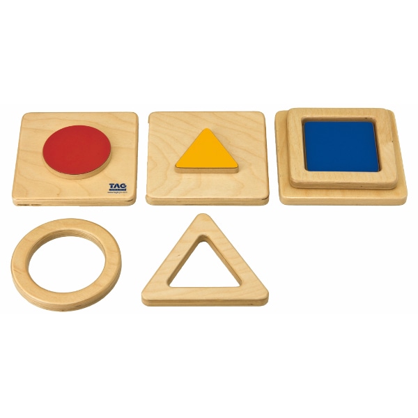 TAG 色と形の触覚板: 木のおもちゃ｜クレヨンハウス