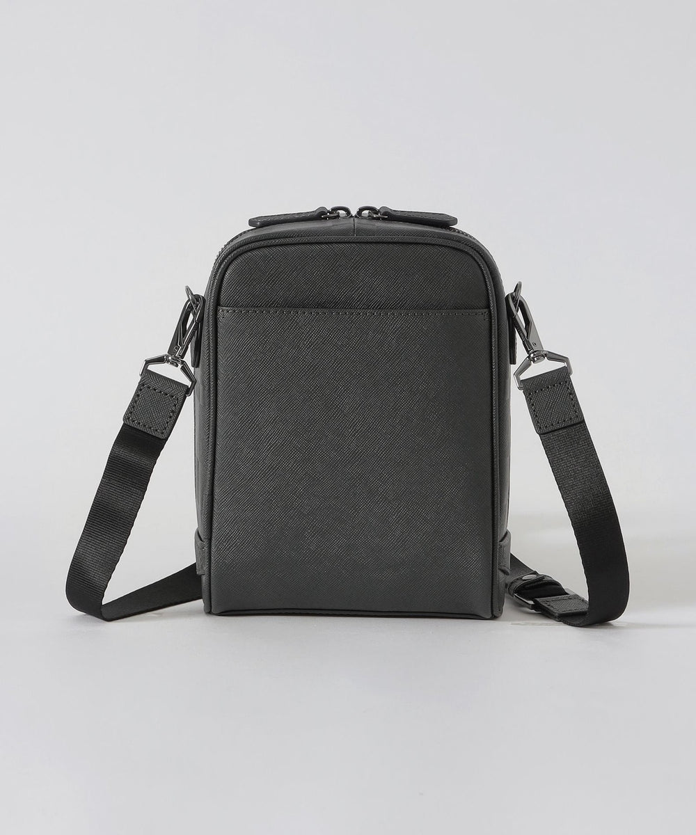 エンボスチェックミニクロスボディバッグ（バッグ）｜BLACK LABEL