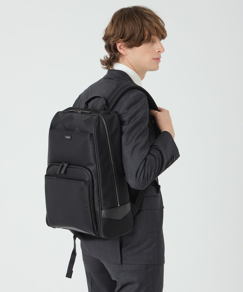 ナイロンコンビカルゼシャドークレストブリッジチェックビジネスバック