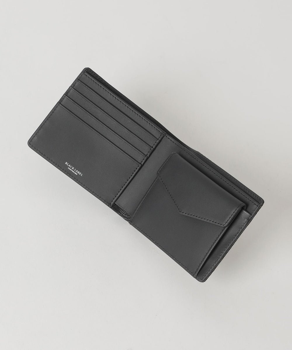 カルゼシャドークレストブリッジチェック2つ折りウォレット