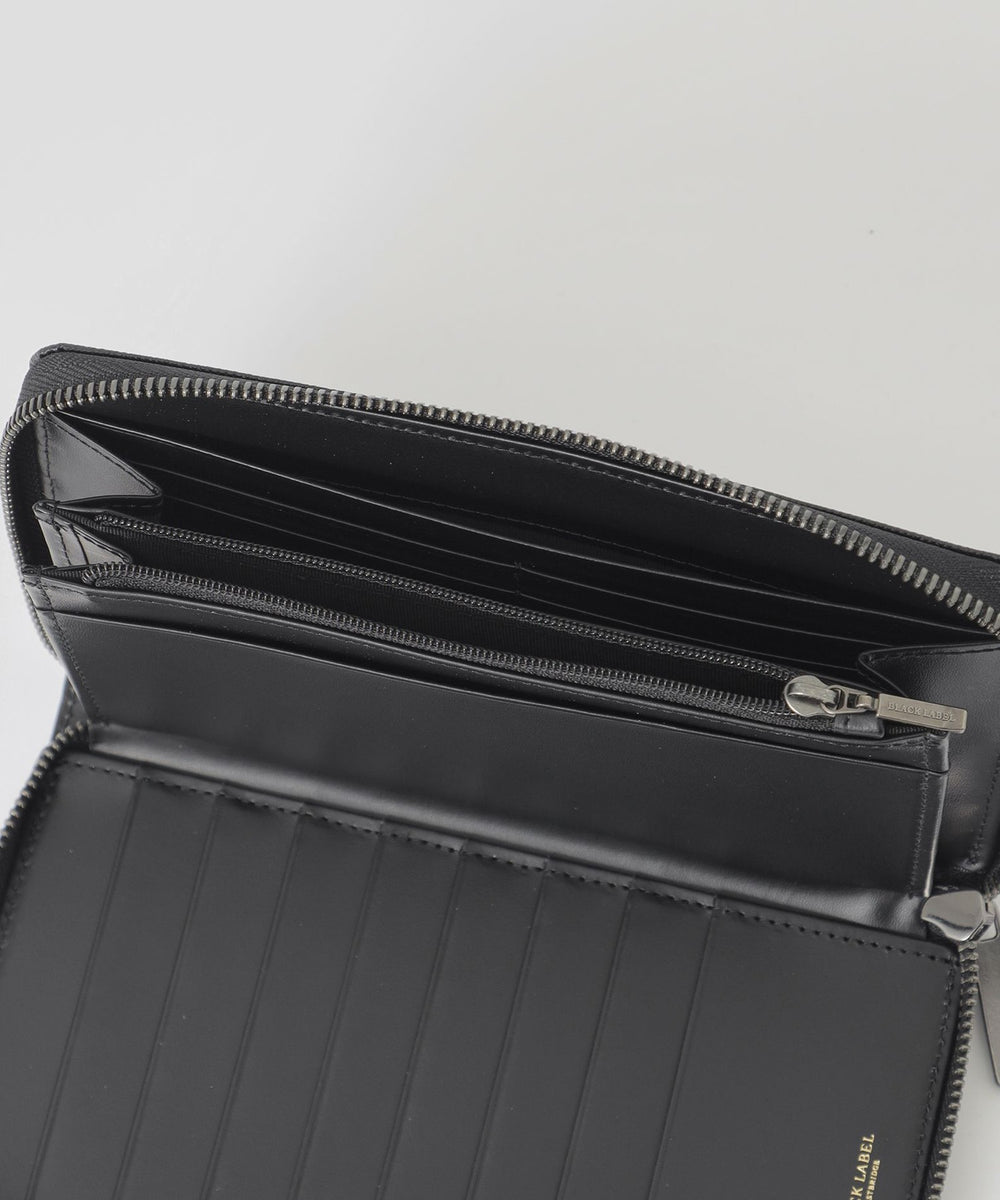 エンボスチェックラウンドジップウォレット（ウォレット/ケース