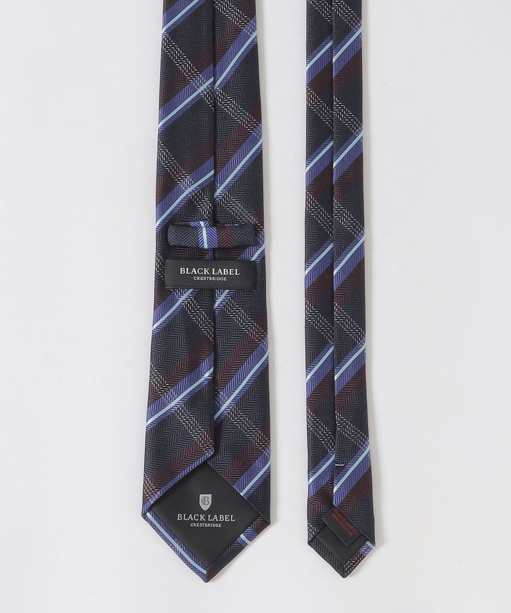 ヘリンボーンチェックタイ（ネクタイ/チーフ）｜BLACK LABEL