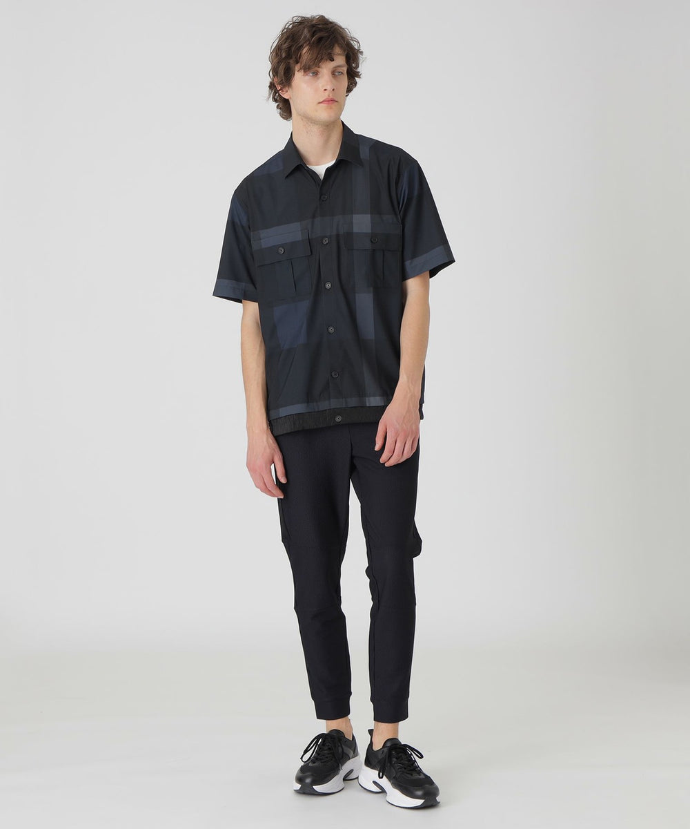 BLACK lab.】ビッグスケールチェックトリコットシャツ（カジュアル