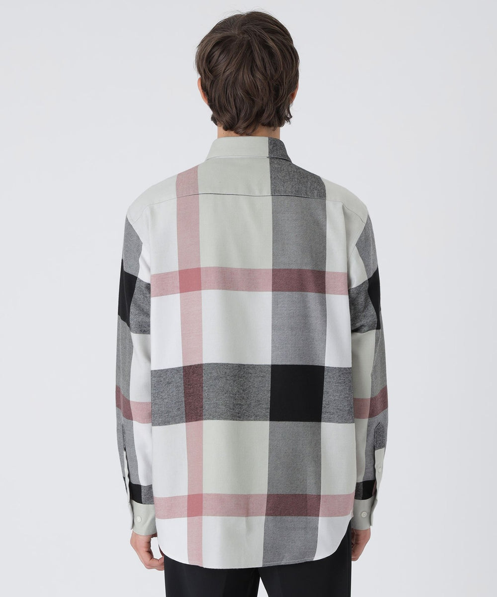 ブラッシュドクレストブリッジチェックシャツ（カジュアルシャツ