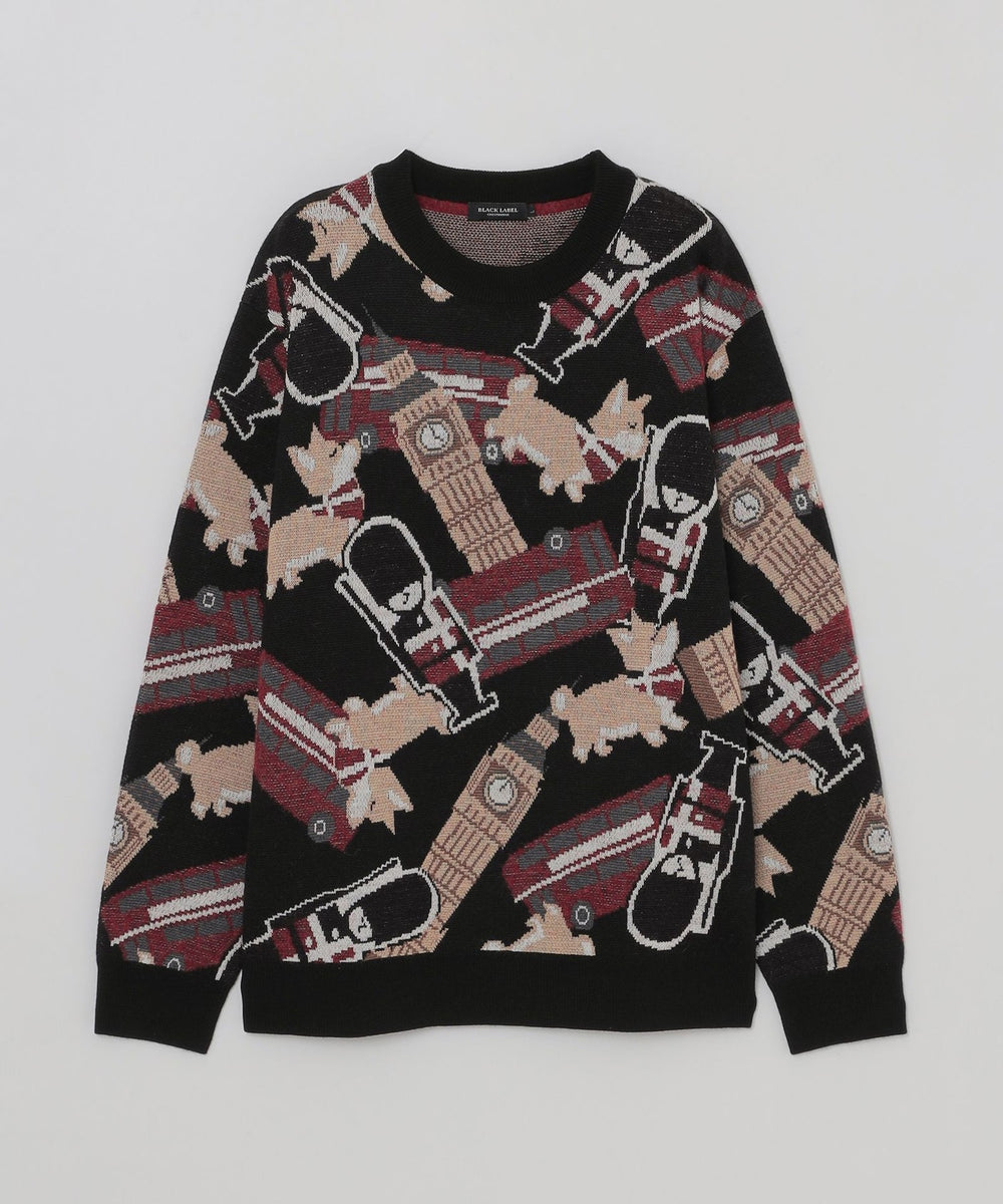 一部店舗限定】ブリティッシュモチーフジャカードニット（ニットウェア