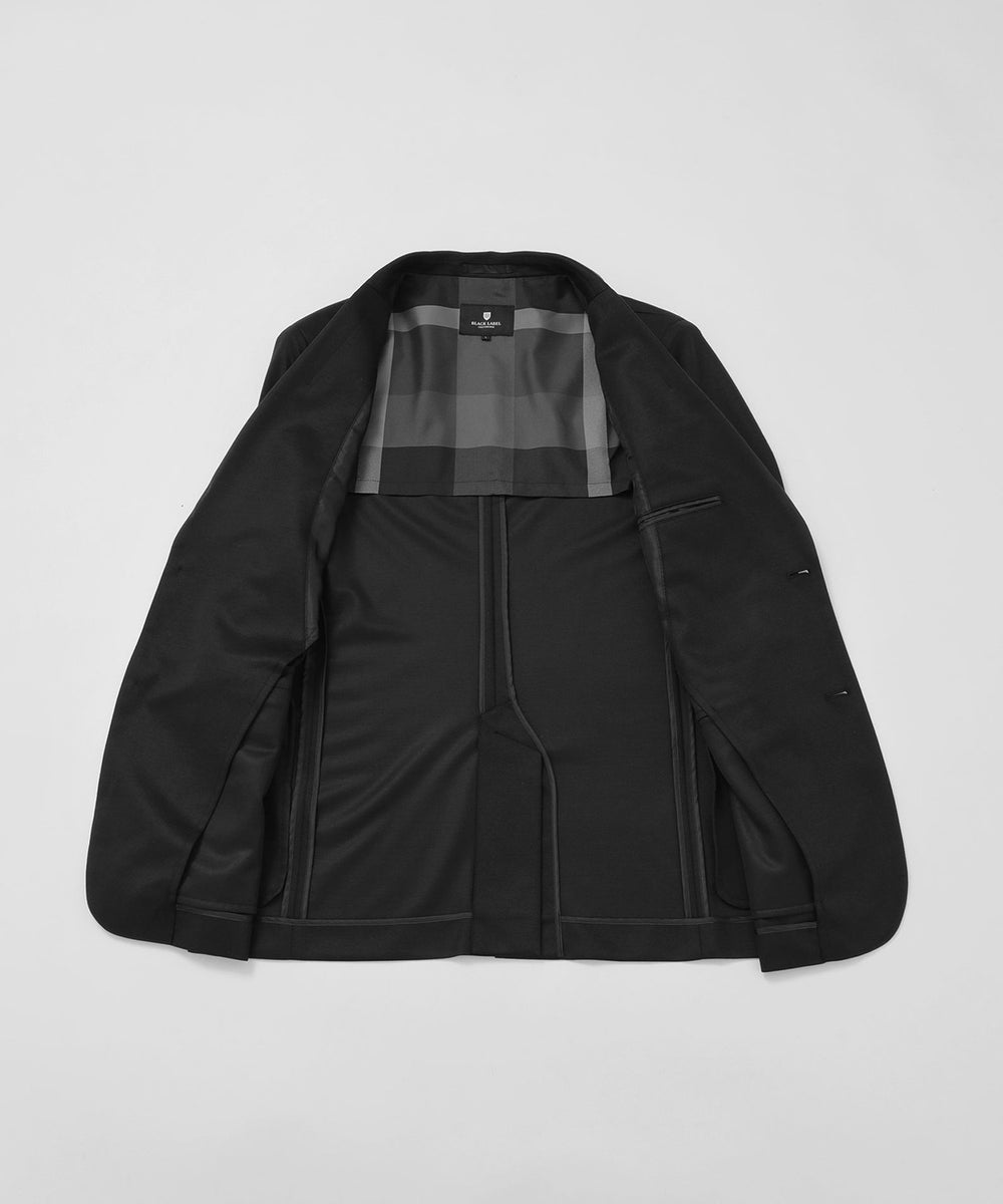ウォッシャブルウールジャージージャケット（ジャケット）｜BLACK