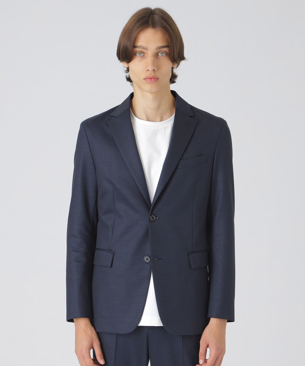 ウォッシャブルウールジャージージャケット（ジャケット）｜BLACK