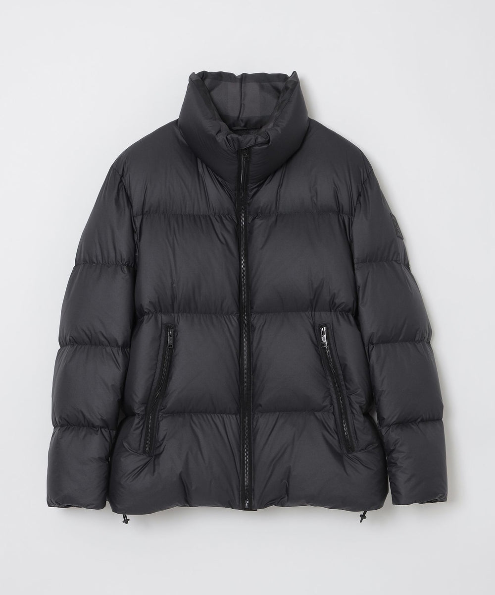 BLACK lab.】ライトウェイトスタンドネックリップダウン（ブルゾン