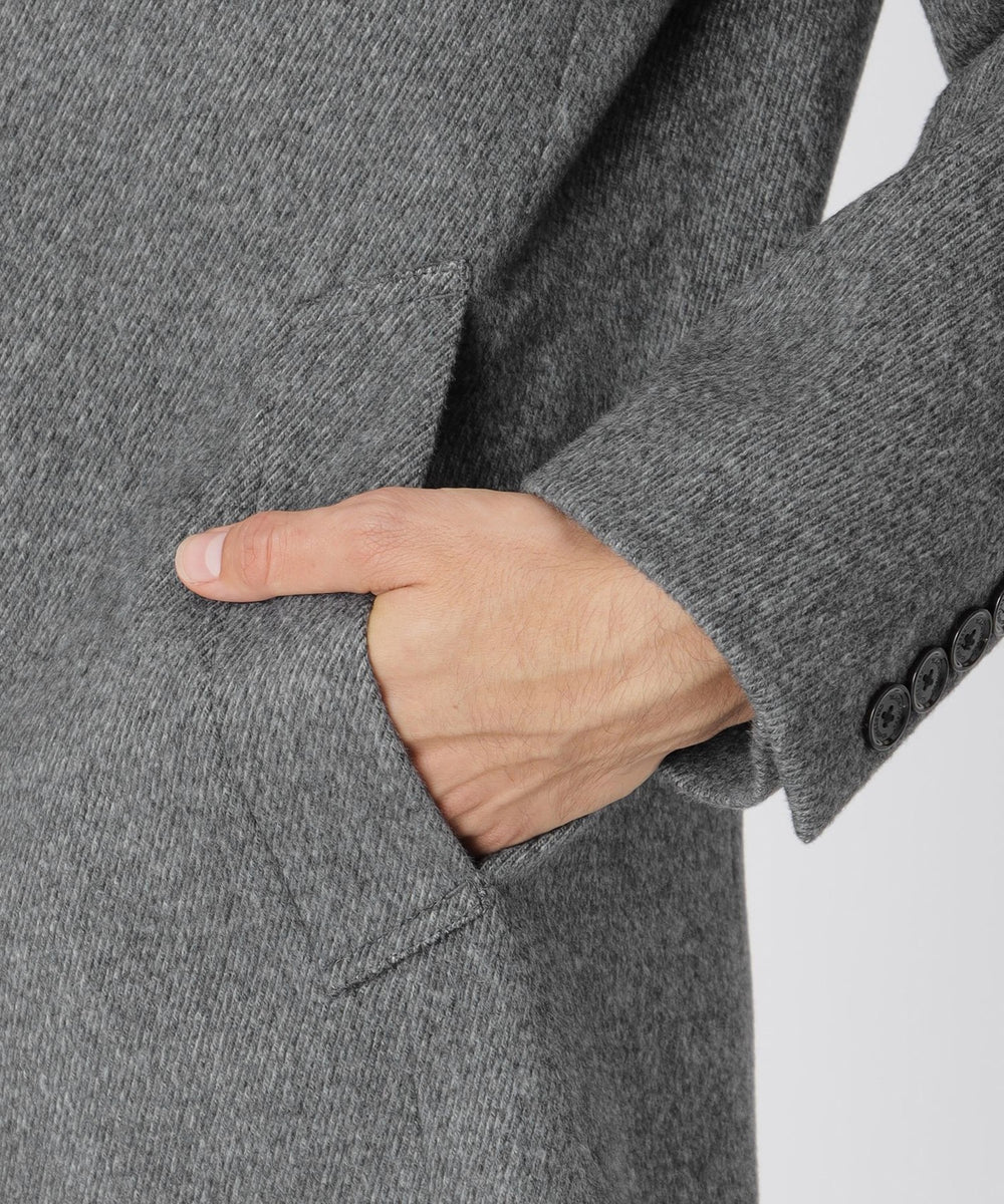 カルゼビーバースタンドカラーコート（コート）｜BLACK LABEL