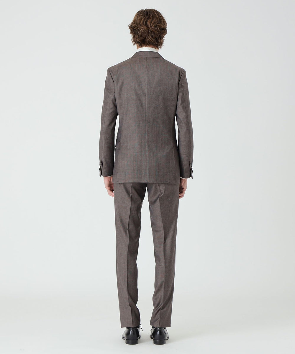 一部店舗限定】MINOVAクラシカルブラウングレンチェックスーツ（スーツ