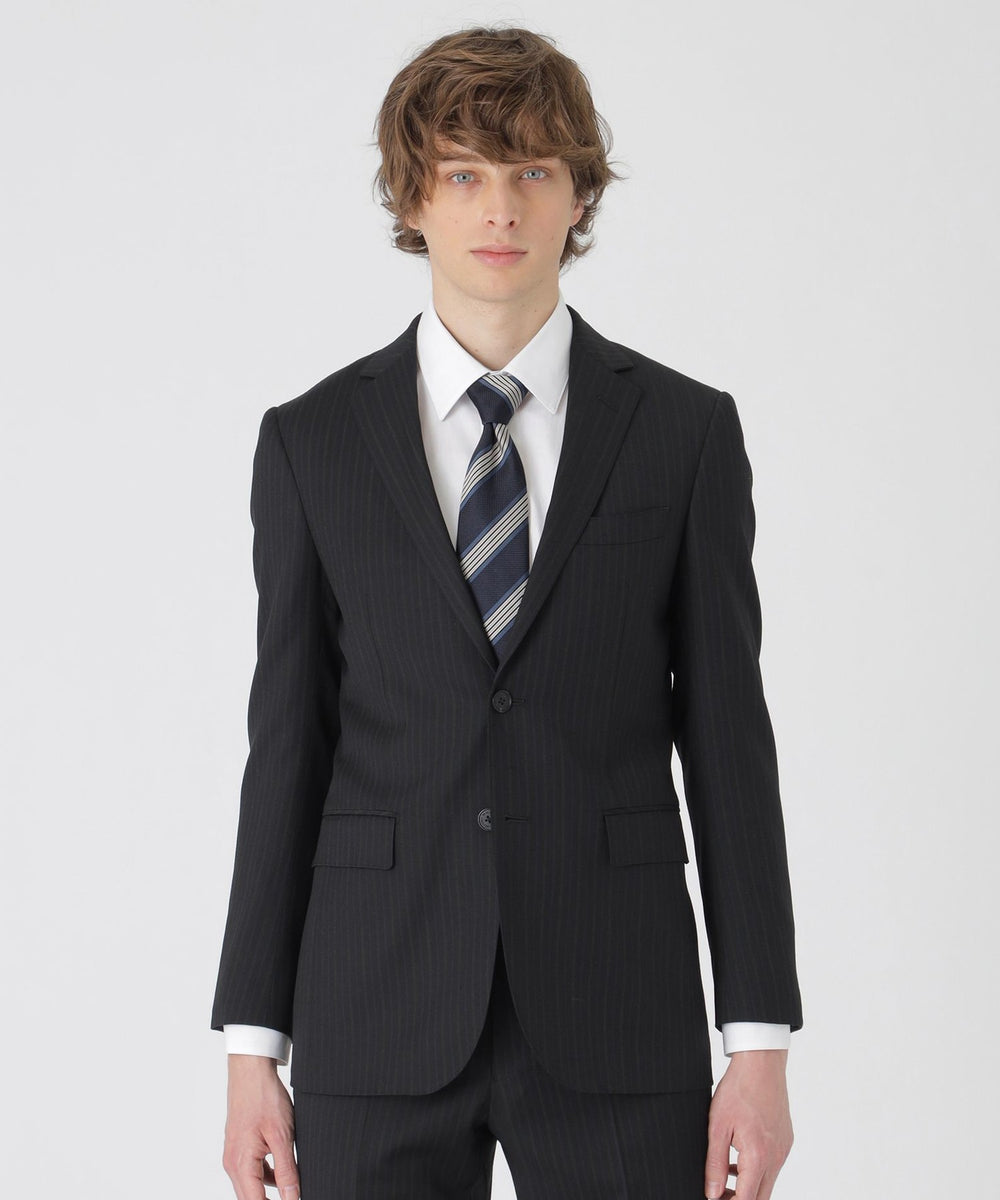 トーナルブルーシャドーブラックストライプスーツ（スーツ）｜BLACK