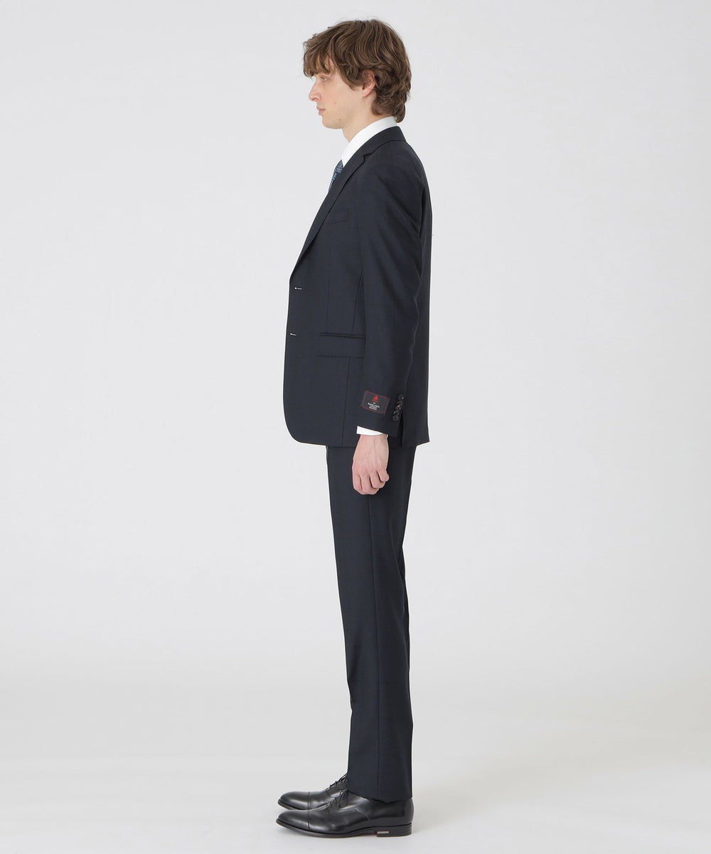 MIYUKI TOPネイビーシャドーグレンチェックスリーピーススーツ（スーツ